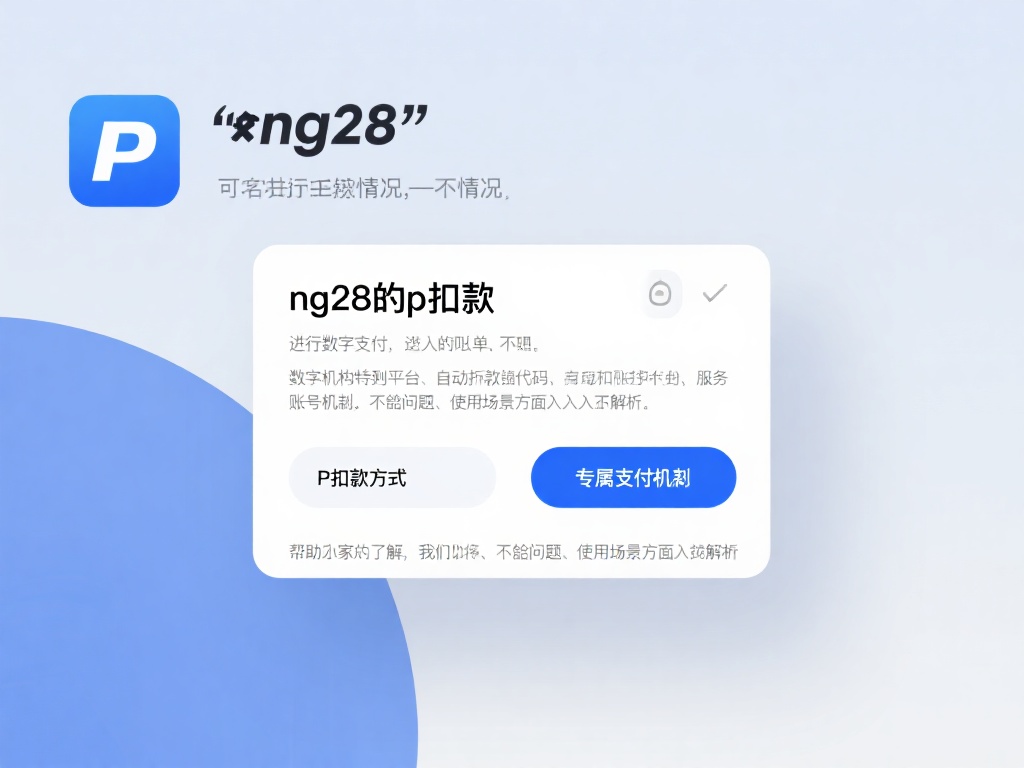 ng28的p扣款 在当今数字支付和自动扣款盛行的时代,很多机构或服务